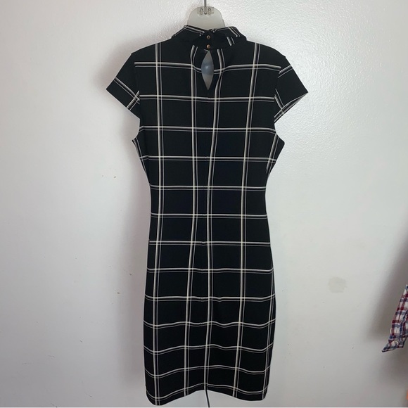 H&M Black and white Crepe midi dress - Picture 8 of 8